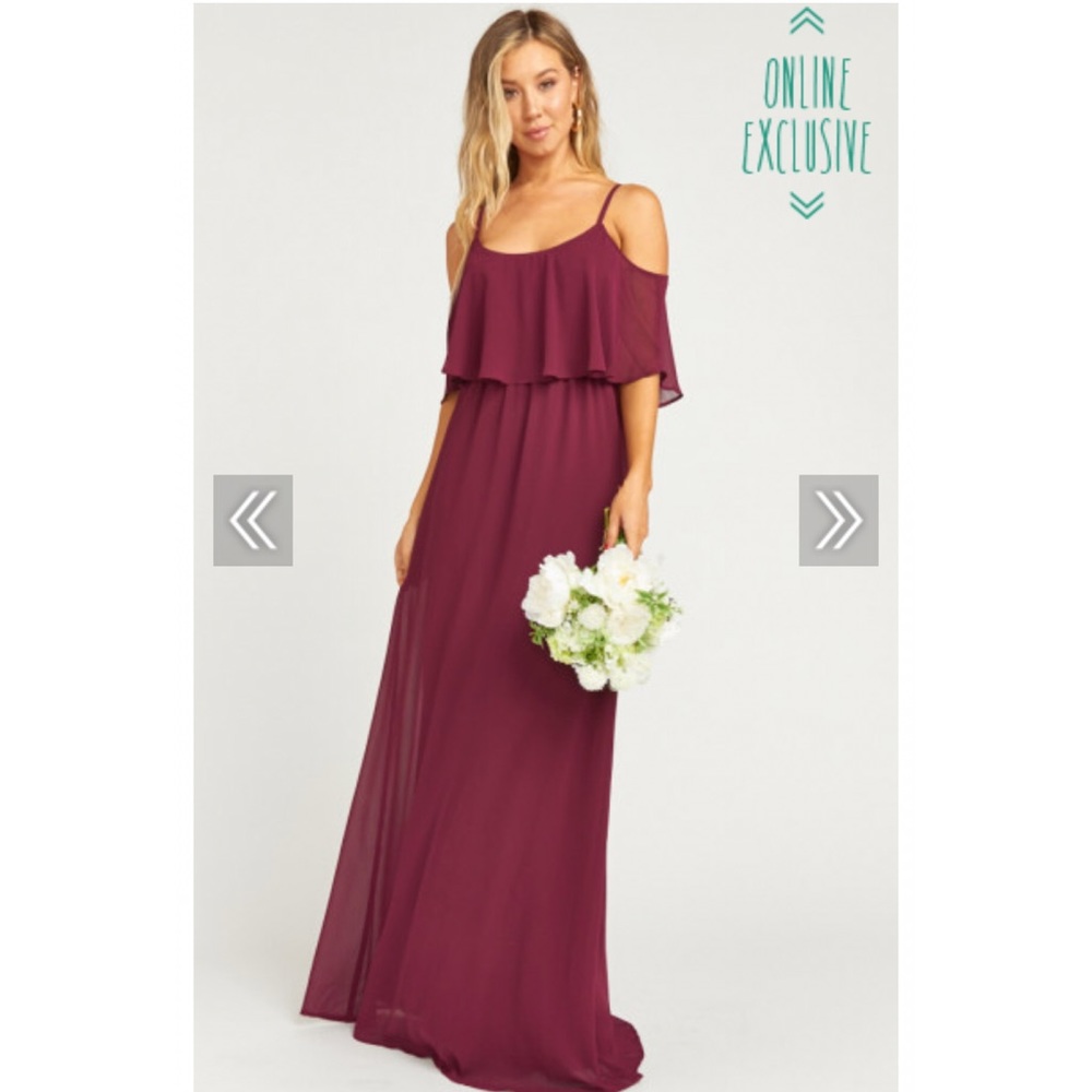 Caitlin Ruffle Bridesmaids Dress Show me your mumu